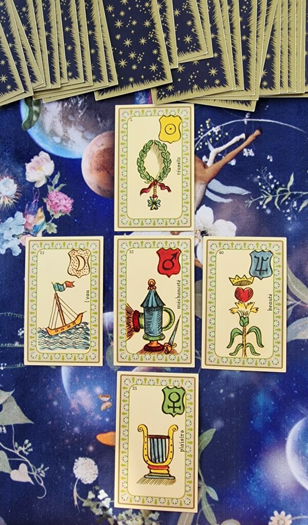 apprendre le tirage en croix tirage de cartes oracle de belline tarot de marseille alexis fournier taramaga