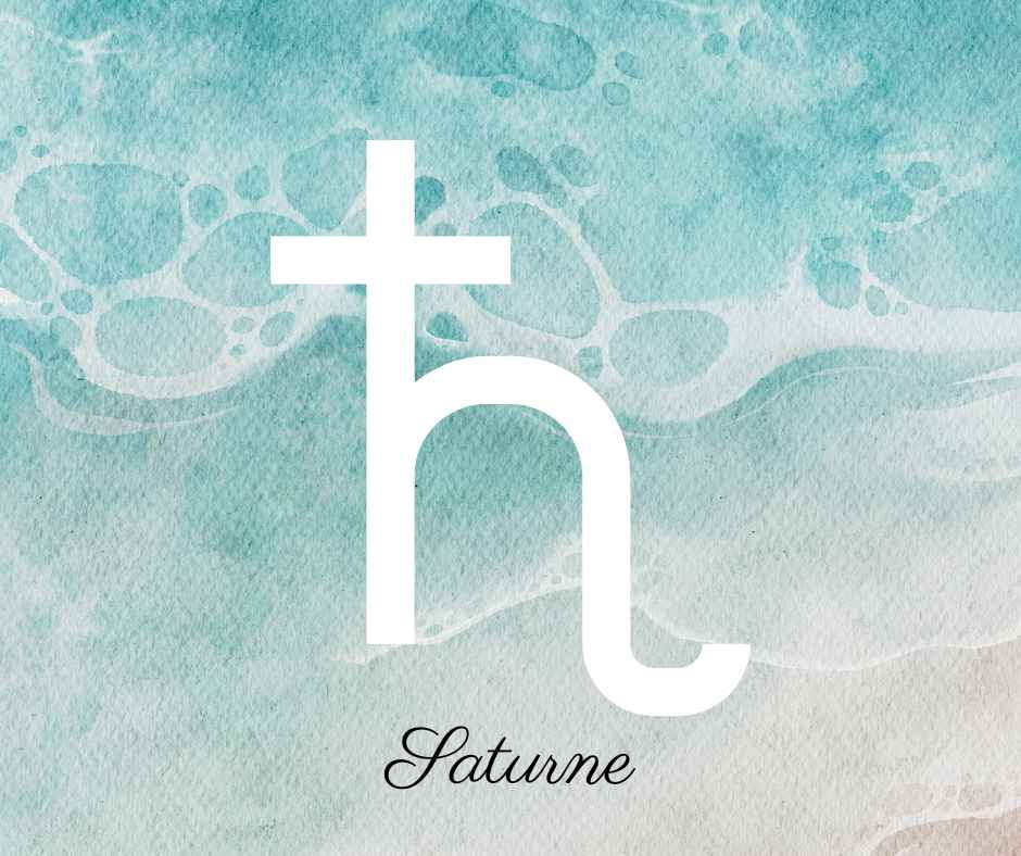 pictogramme symbole de saturne en astrologie et à l'oracle de belline signification ateliers d'initiation formation oracle de Belline clevao Alexis